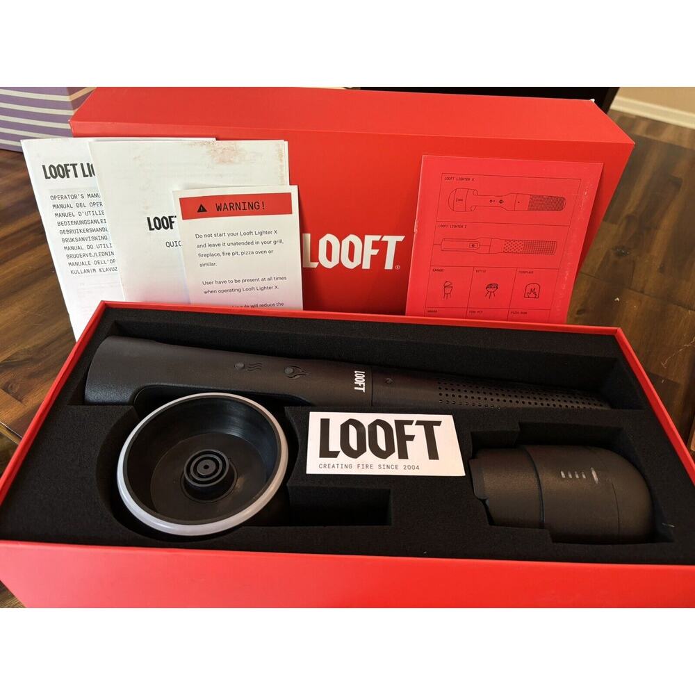 Looft Lighter X Battery Powered Cordless Grill Fire Starter 1200 Degrees F